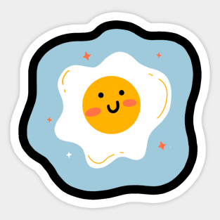 Funny Egg Design Sticker